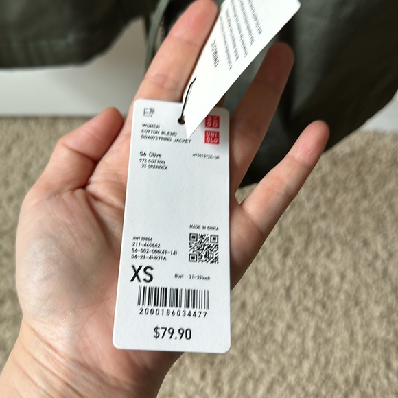 Uniqlo cotton blend drawstring Jacket - Picture 4 of 5